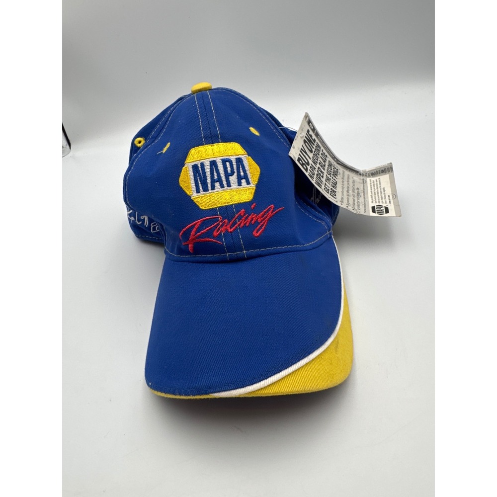 NAPA‎ Racing Hat Blue Yellow Embroidered Adjustable Baseball